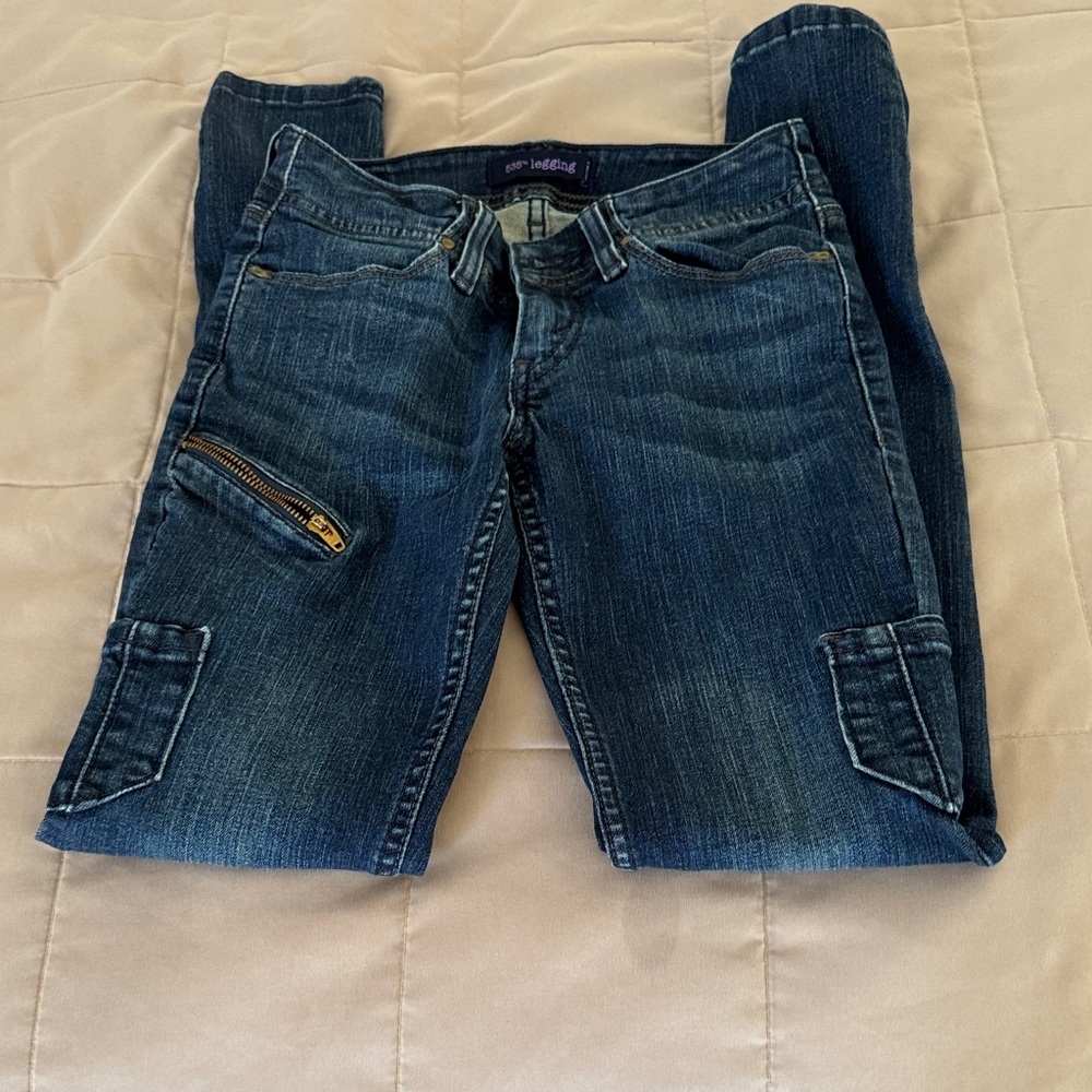 Levi's Dark Blue Denim Leggings